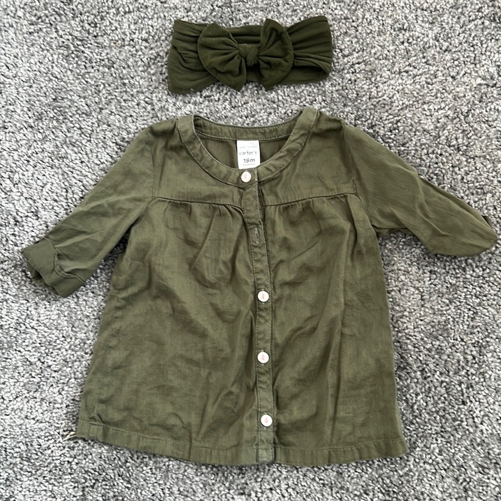 Top with matching bow